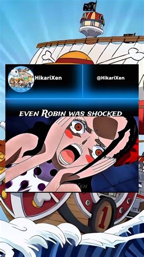 Even Robin Was Shocked 😳🔥#onepiece#nicorobin