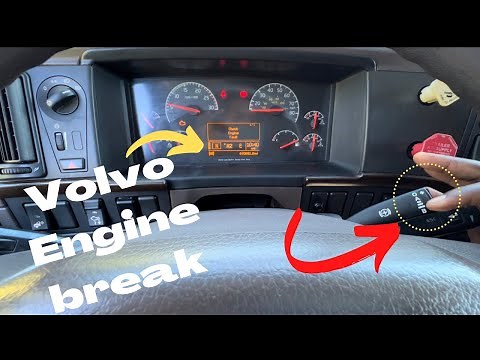 Volvo semi trailer engine brake (how it works): Must know for safety