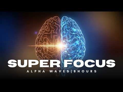 Alpha Waves Deep Focus Study Music 8 Hours