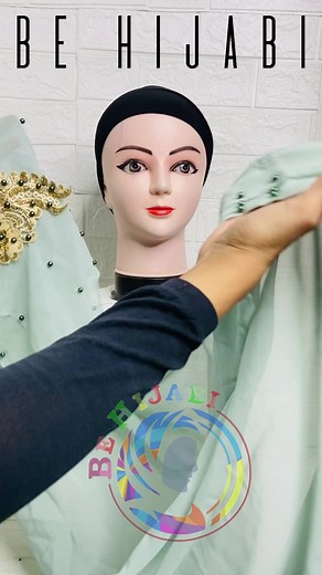 Bridal Hijab 850/- pkr @Urooj Fahad #bridalhijab #hijabitiktok | Be Hijabi