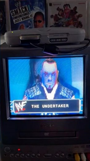 The Undertaker Smackdown 1 entrance #PS1 #WWF #WWE #retrogaming #crtgaming #AttitudeEra #DeadManInc