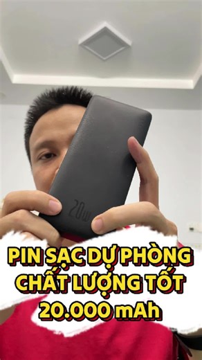 Pin sạc dự phòng 20.000 mAh loại tốt #hieuvonte #sacduphong #sacduphon...