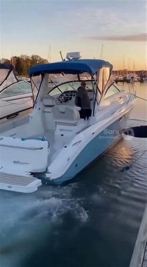 Captain Forgets Dockline — Boat Whips Sideways and Snaps the Dock in Half