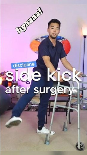 Side Kicks for Hip Replacement Exercises