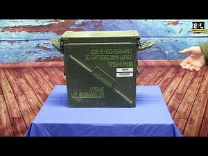 US Army Surplus 25mm Ammo Box