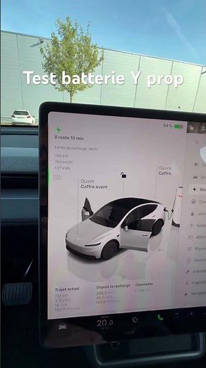 Battery test, charging 10-80% Model Y rear-wheel drive 2026 (standard)