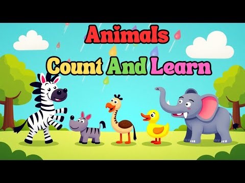 Count And Learn with Animals | Simple Animals Counting For Kids
