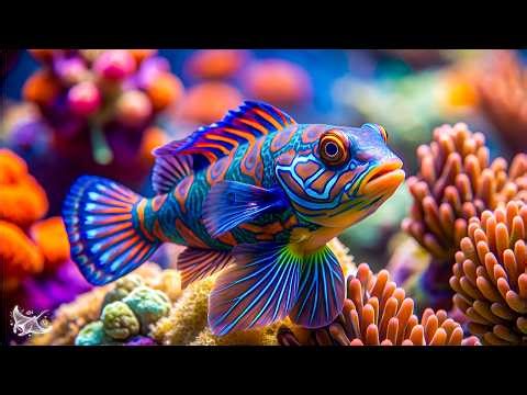 Beautiful Relaxing Music for Stress Relief & Sleep 🐠 Underwater Turtle, Coral Reefs
