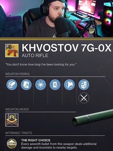 Destiny 2 Khvostov Exotic Weapon Guide
