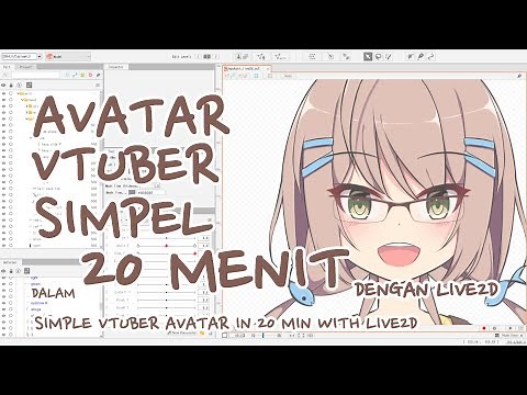 Create Virtual Youtuber avatar in 20 minutes (Live2D Tutorial) [English Sub]