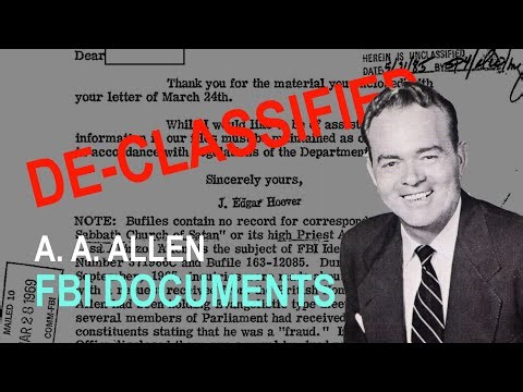 A. A. Allen: FBI Record De-Classified!!!