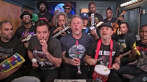 Metallica play Enter Sandman on kids’ instruments