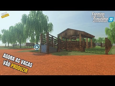 CONSTRUIMOS UM CURRAL NOVO PARA AS VACAS || TERRAS DO BRASIL || FARMING SIMULATOR 22 || #24 G29