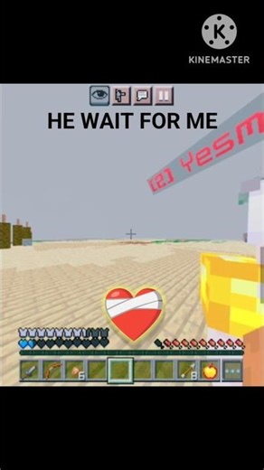 he dont kill me when I afk❤️‍🩹|#minecraft #gaming #shortsfeed