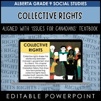 Grade 9 Alberta Social Studies - Collective Rights - Editable PowerPoint