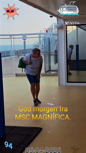 #godmorgen #gutenmorgen #goodmorning #msc #magnifica #worldcruise