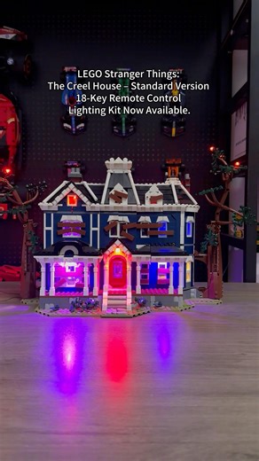 The spooky-themed lighting effects you’ve been waiting for are here! #lego #fyp #legostrangerthings
