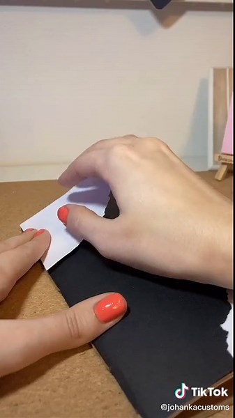 Make a scrapbook cover with me ✍️📓. #scrapbooking #photoalbum #diy #giftidea #fyp