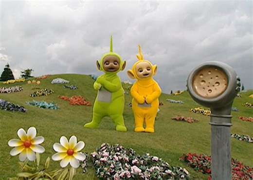 【天线宝宝英文原版】上去/下来