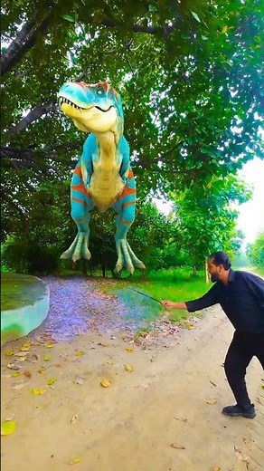 T-Rex Dinosaur was let out of the Cage | Jurassic World Fan Made #dinosaur #dinosaurs #jurassicworld