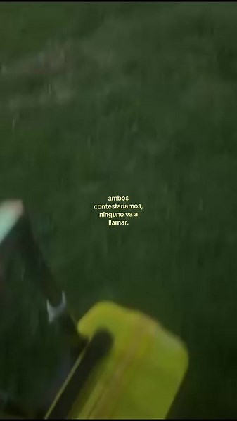 Ambos contestaríamos pero ninguno va a llamar
