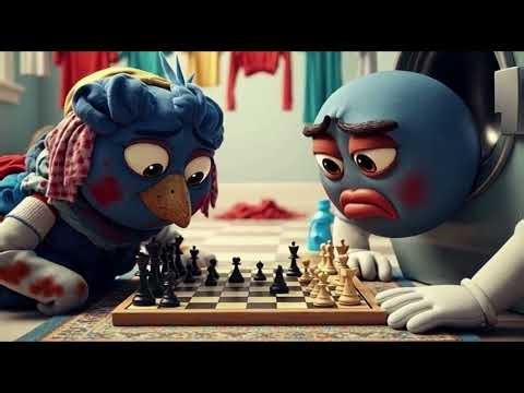 A Funny Chess Match in the Laundry Room 🧺♟️ Sil