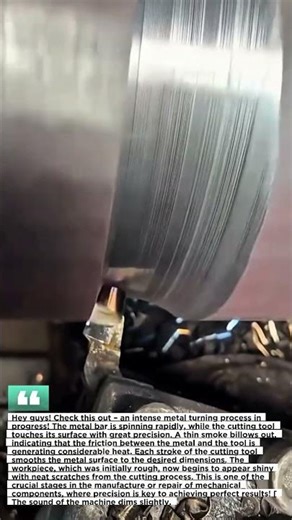 The Amazing Metal Turning Process – Precision in Every Cut.