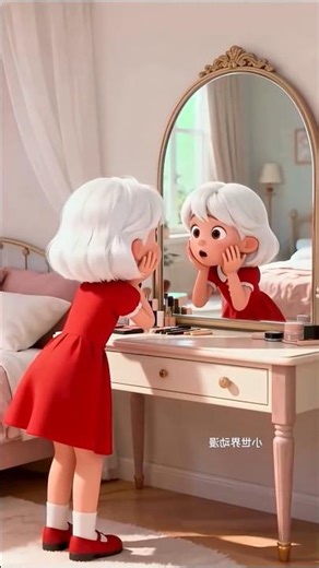 😱 Oh my god...! My hair turned WHITE! 😂 #shorts #reels