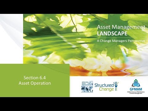 GFMAM Asset Management Landscape 6.4 – Asset Operation