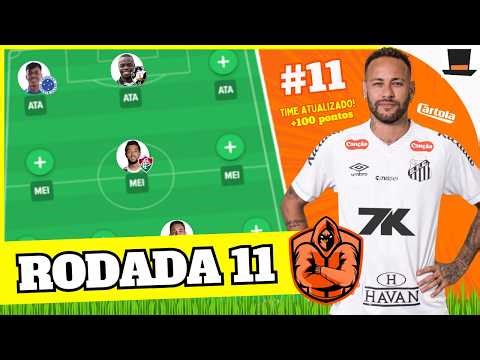 DICAS #11 RODADA | CARTOLA FC 2026 | TIME ATUALIZADO