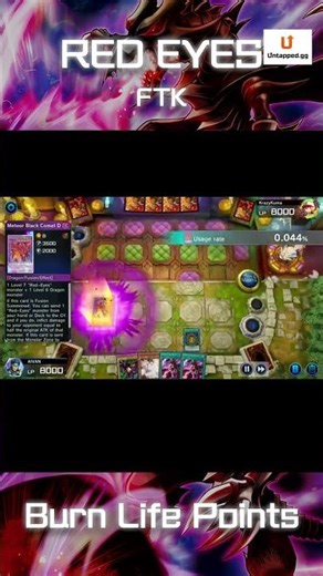 Red-Eyes First Turn Kill with Inferno Fire Blast #yugioh #masterduel Yu-Gi-Oh! Master Duel