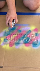 1.1M views · 1.1K reactions | Decorating my License Plate Using...