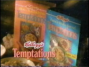 Kellogg's Temptations Cereal Commercial from 1995