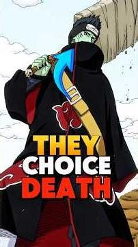 These 3 Characters Chose Death After#naruto #anime #narutoshippuden