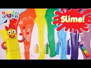 Numberblocks Slime DIY | Learn to count makes for Kids | @Numberblocks - Videos For Kids
