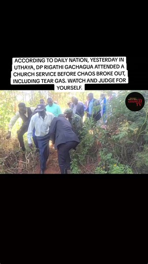 Chaos Erupts at Uthaya Church Service with DP Gachagua