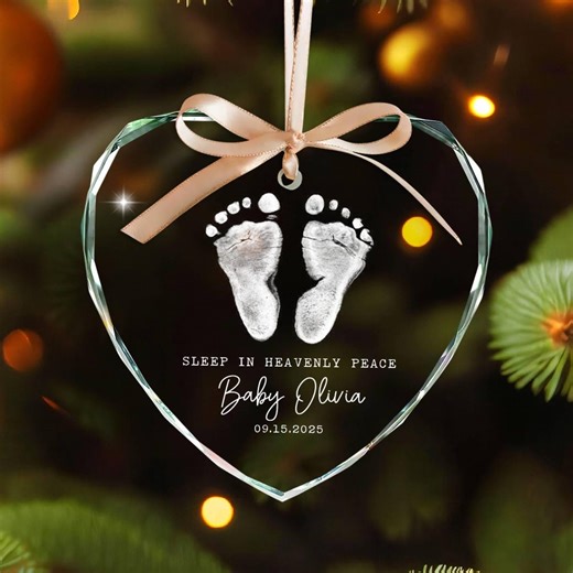 Personalized Memorial Baby Loss Ceramic Heart Ornament: Infant Loss Sympathy Gift, Miscarriage Keepsake - Etsy