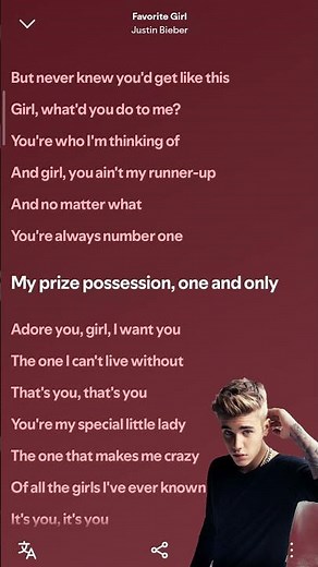 Favorite Girl - Justin Bieber (Lyrics) #music #lyrics #spotify #justinbieber #favoritegirl #viral