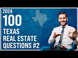 Texas Real Estate Exam 2 2024 (100 Questions with Explained Answers)