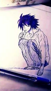 l drawing ✨ (Death Note) #l #trending #viral