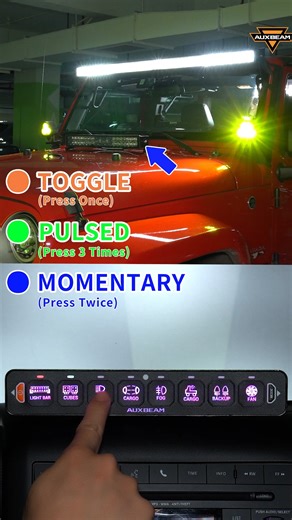 4.5K views · 34 reactions | Auxbeam® AS Series 8 Gang (AS-R80) RGB Slim Switch Panel. Controlling Your Vehicle Lights At Ease! #auxbeam #auxbeamledlight #switchpanel #controlpanel #switchcontroller #offroad4x4 #overlanding4x4 | Auxbeam.com | Facebook