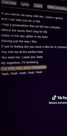 Levitating lyrics - Dua Lipa song with lyrics