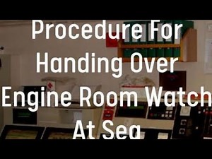 Procedure for handing over a watch