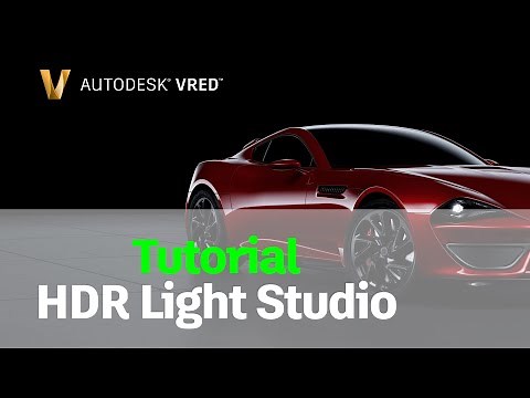 VRED Tutorial 06 Studio with HDR Light Studio