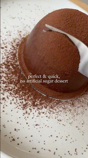 2-Ingredient Persimmon Cacao Pudding 🍫 (No Sugar, No Dairy)