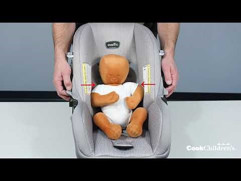 How to use the Evenflo LiteMax infant seat | Cook Children's