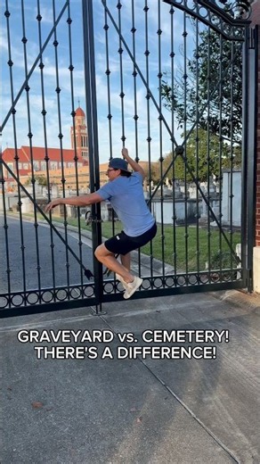 DID YOU KNOW there’s a difference between a graveyard and a cemetery?!