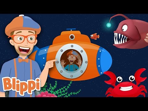 Blippi Ocean Animals Song! | Kids Songs & Nursery Rhymes | Educational Videos for Toddlers