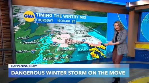 Woodward, Oklahoma to Worcester, MA on alert for freezing rain, sleet, snow and Altoona, PA to Snowshoe, WV ice storm warning. Watch for timing: | Ginger Zee