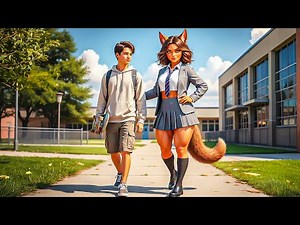 A College Werewolf Girl Won’t Let Me Walk Home Alone
